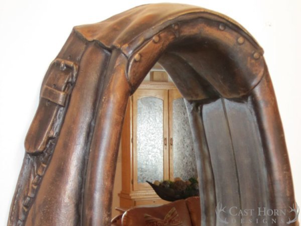 Unique Reproduction Horse Collar Mirror