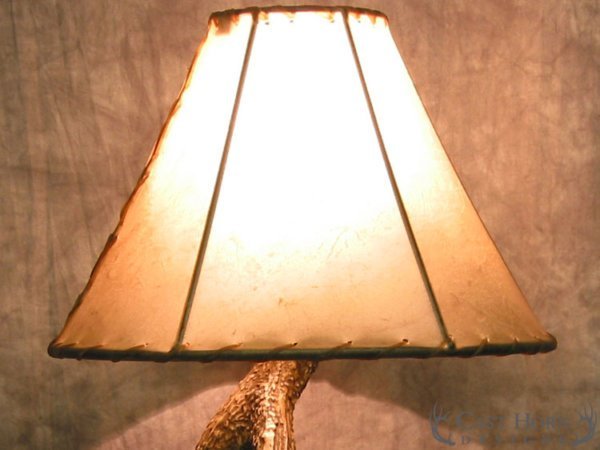 Whitetail Deer 2 Faux Antler Table Lamp