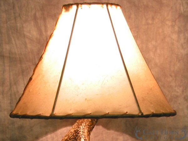 Whitetail Deer 3 Faux Antler Table Lamp