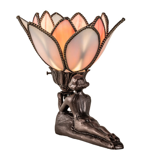9" High Bud Lady Accent Lamp