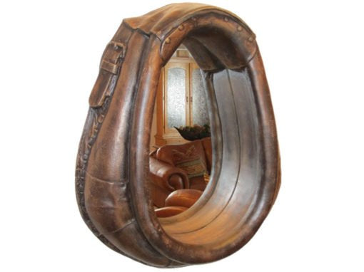 Unique Reproduction Horse Collar Mirror